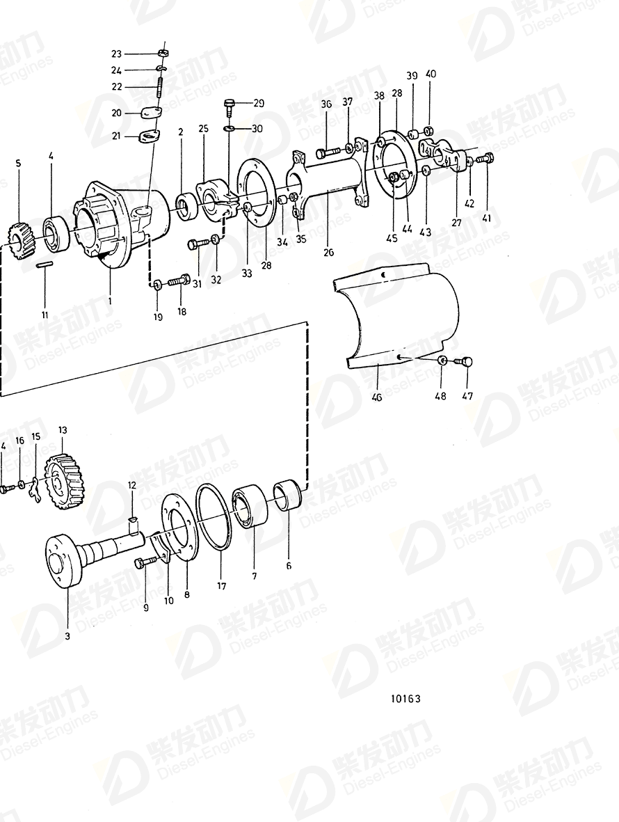 VOLVO Flange 848568 Drawing